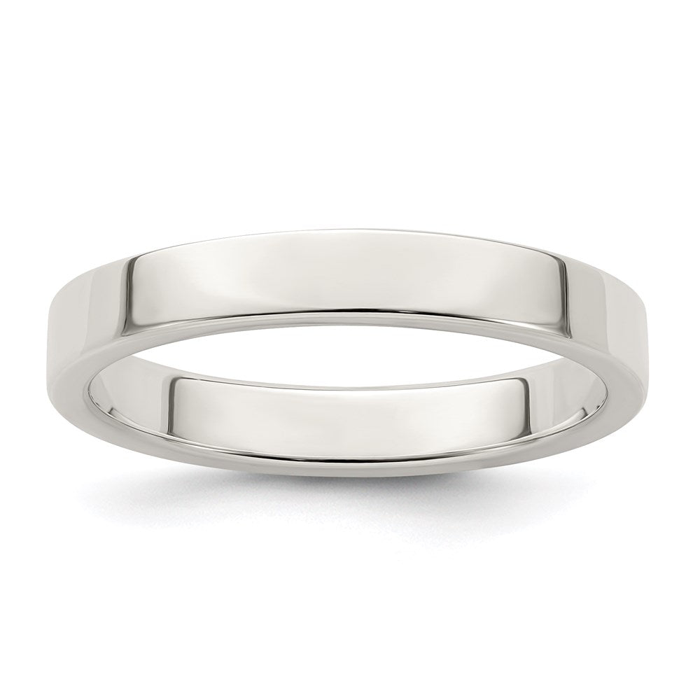 Sterling Silver 3mm Flat Size 6.5 Band
