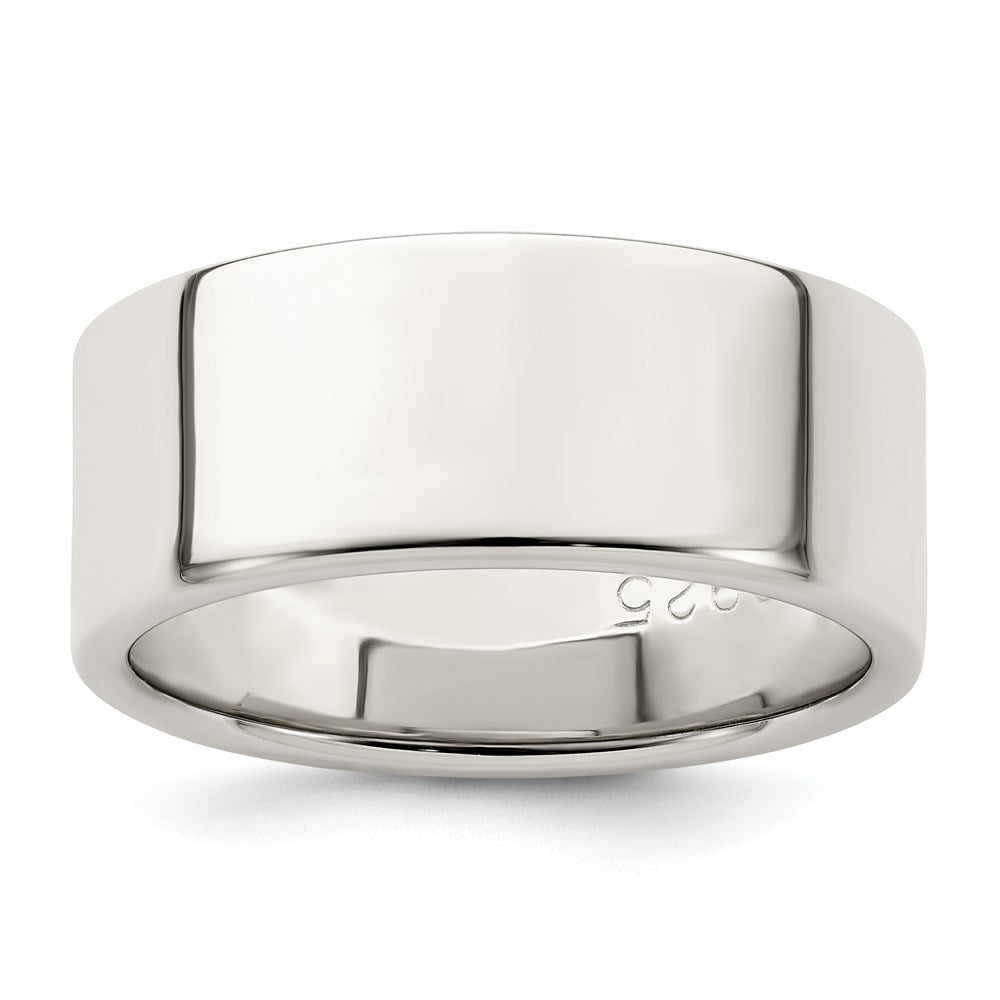 Sterling Silver 8mm Flat Size 7 Band
