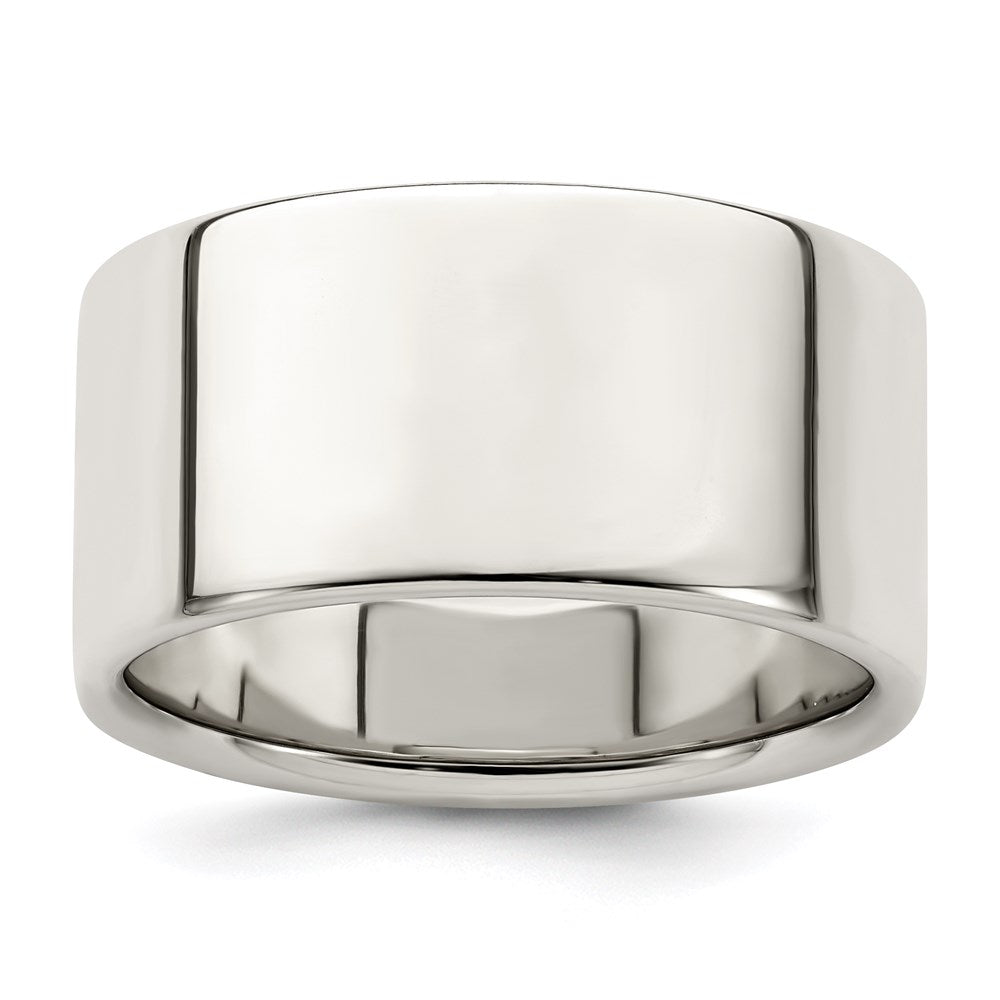 Sterling Silver 10mm Flat Size 12 Band