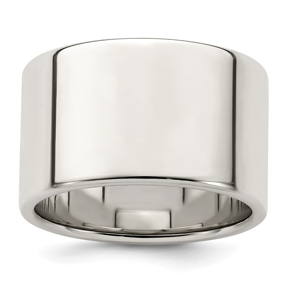 Sterling Silver 12mm Flat Size 4 Band