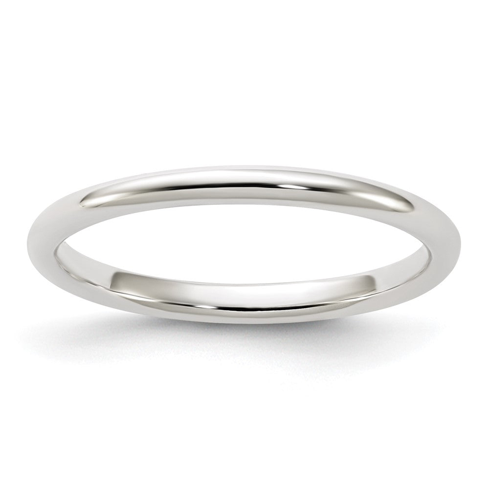 Sterling Silver 2mm Half-Round Size 9.5 Band