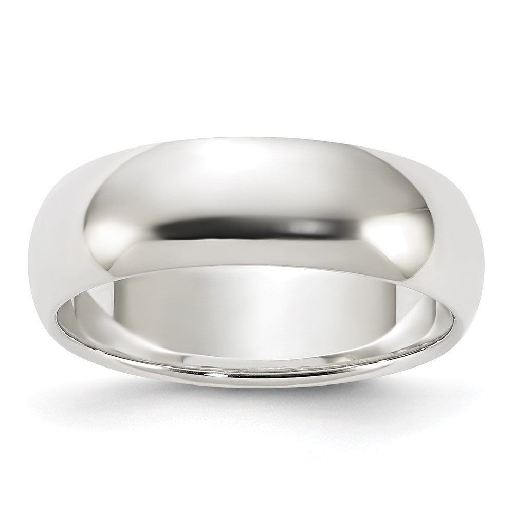 Sterling Silver 6mm Half-Round Size 5 Band