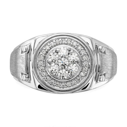 14K White Gold Lab Grown Diamond VS/SI GH, Men's Ring
