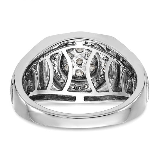 14K White Gold Lab Grown Diamond VS/SI GH, Men's Ring