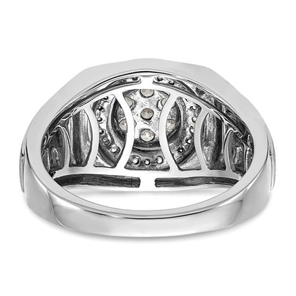 14K White Gold Lab Grown Diamond VS/SI GH, Men's Ring