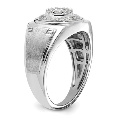 14K White Gold Lab Grown Diamond VS/SI GH, Men's Ring