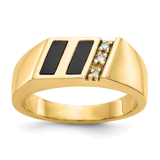 14k Mens Band Mounting