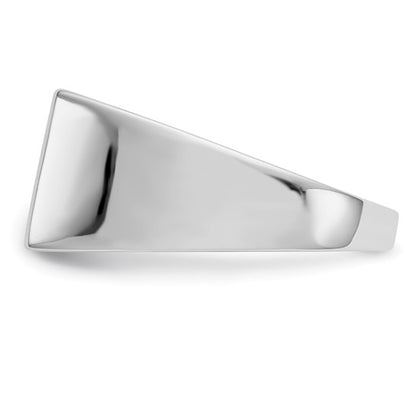 14K White Gold Lab Grown Diamond Men's Ring