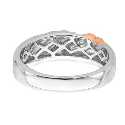 14k Diamond Mens Ring