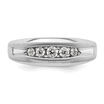 14K White Gold Lab Grown Diamond VS/SI GH, Men's Ring