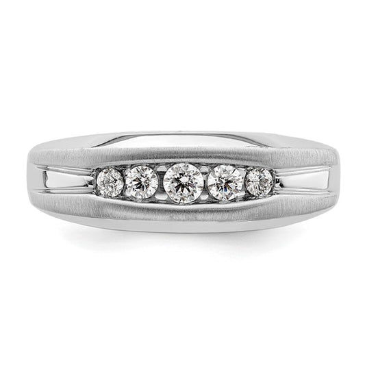 14K White Gold Lab Grown Diamond VS/SI GH, Men's Ring