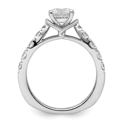 14K White Gold Lab Grown Diamond VS/SI GH, Semi-mount Engagement Rin