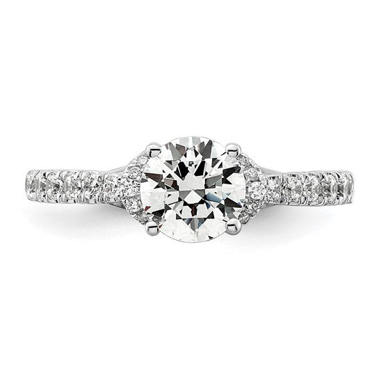 14K White Gold Lab Grown Diamond VS/SI GH, Semi-mount Engagement Rin