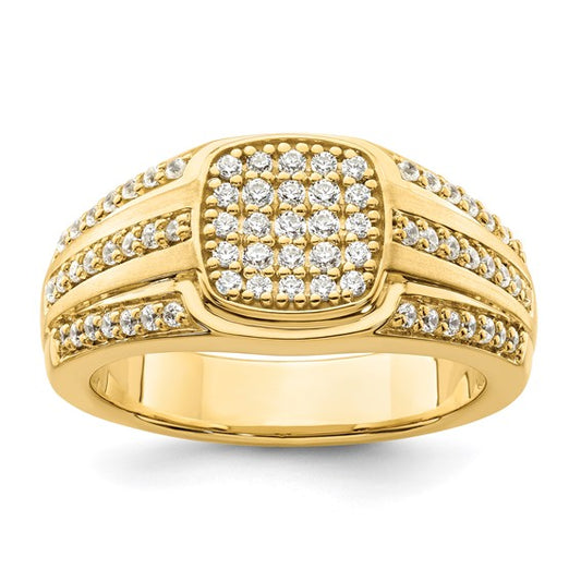 14K Lab Grown Diamond Men's Ring