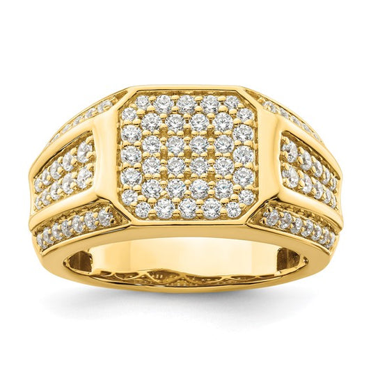 14K Lab Grown Diamond Men's Ring