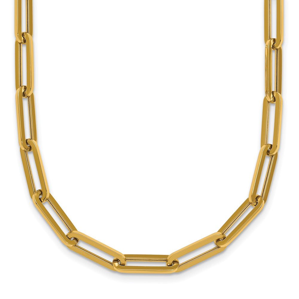 14k Polished 18in Paperclip Link Necklace