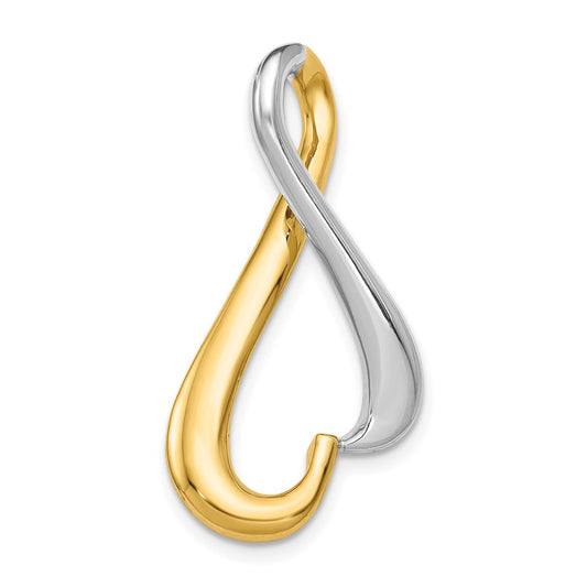 14k Two-tone Slide