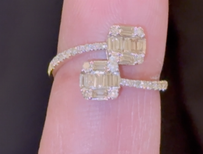 10K SOLID YELLOW GOLD .85 CARAT REAL DIAMOND WOMEN BRIDAL WEDDING ENGAGEMENT RING