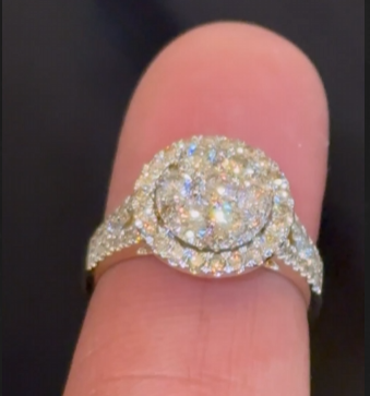 10K YELLOW GOLD 1.75 CARAT WOMEN REAL DIAMOND ENGAGEMENT RING WEDDING RING BRIDAL