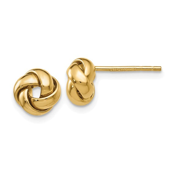 14k Knot Post Earrings