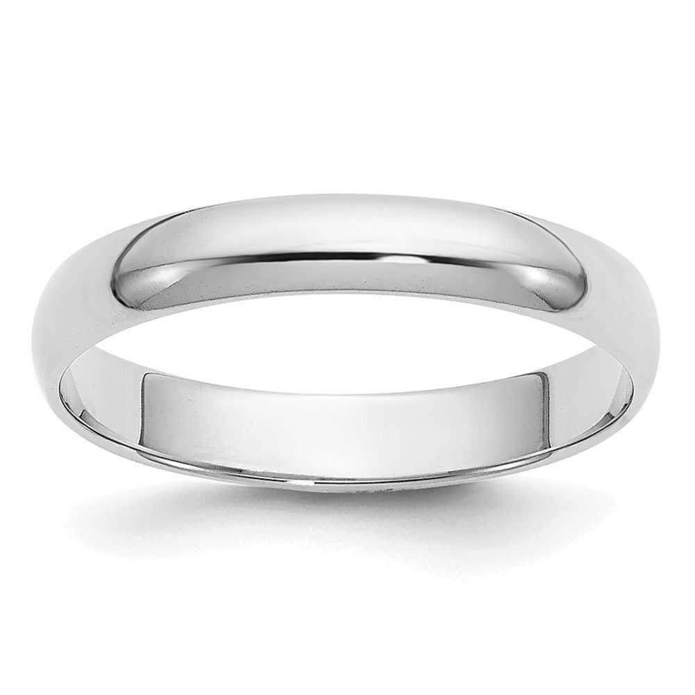 14KW 3mm Half-Round Wedding Band Size 4