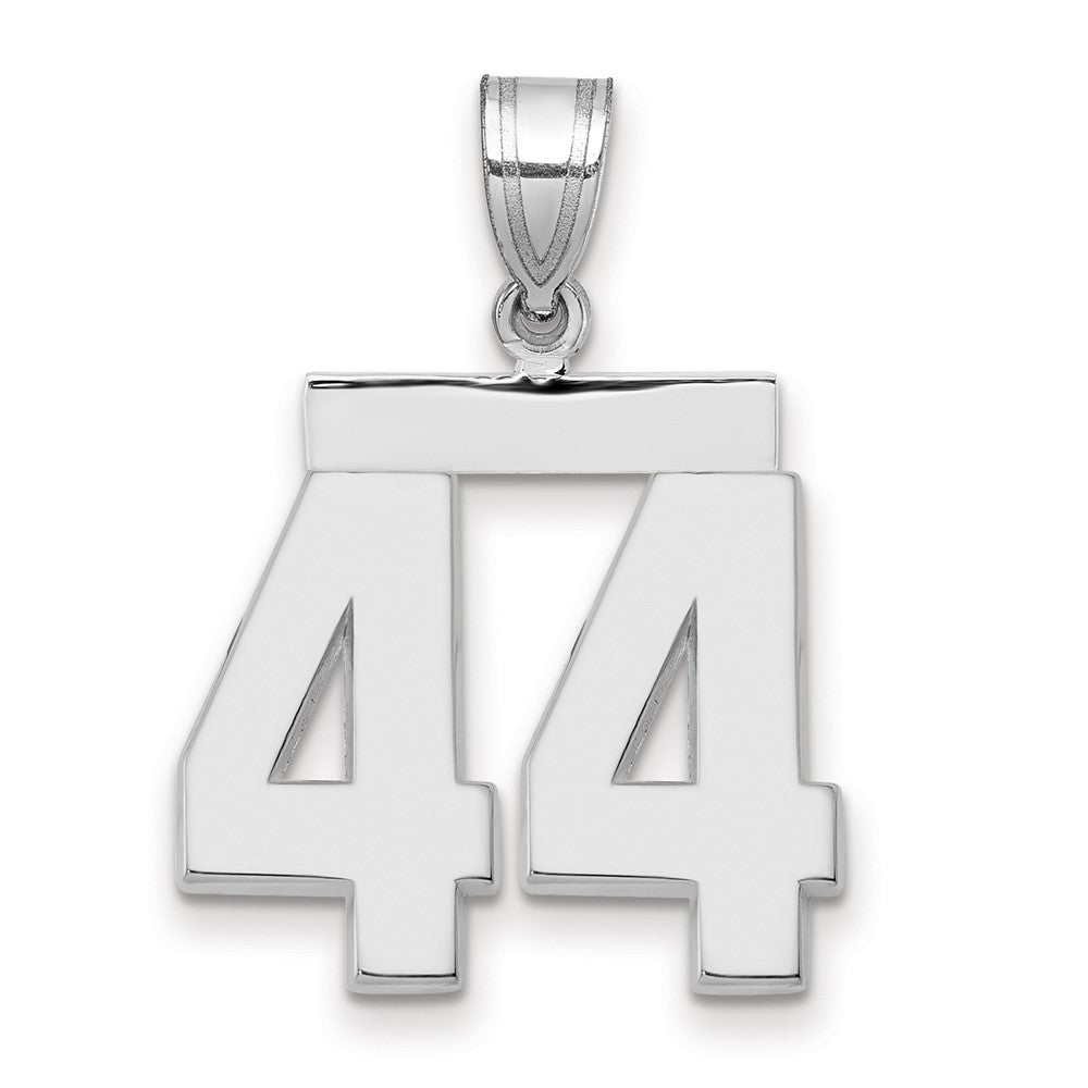 10kw Medium Polished Number 44 Charm