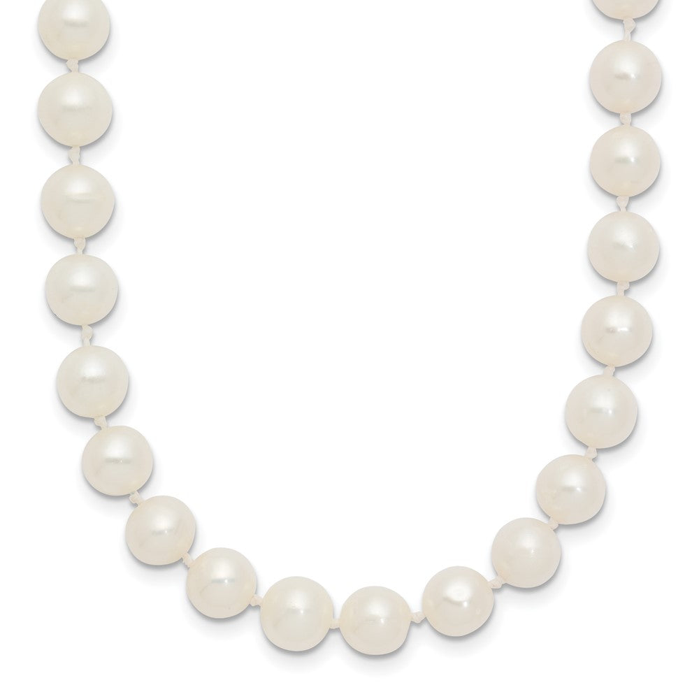 14k WG 6-7mm Near Rnd Wht Freshwater Cultured Pearl 18in Necklace