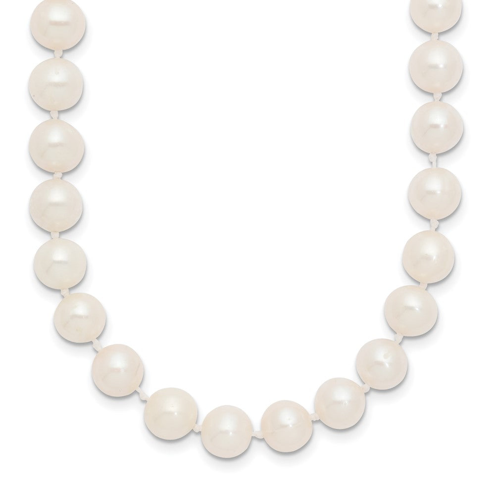 14k WG 7-8mm White Freshwater Cultured Pearl 24in Necklace