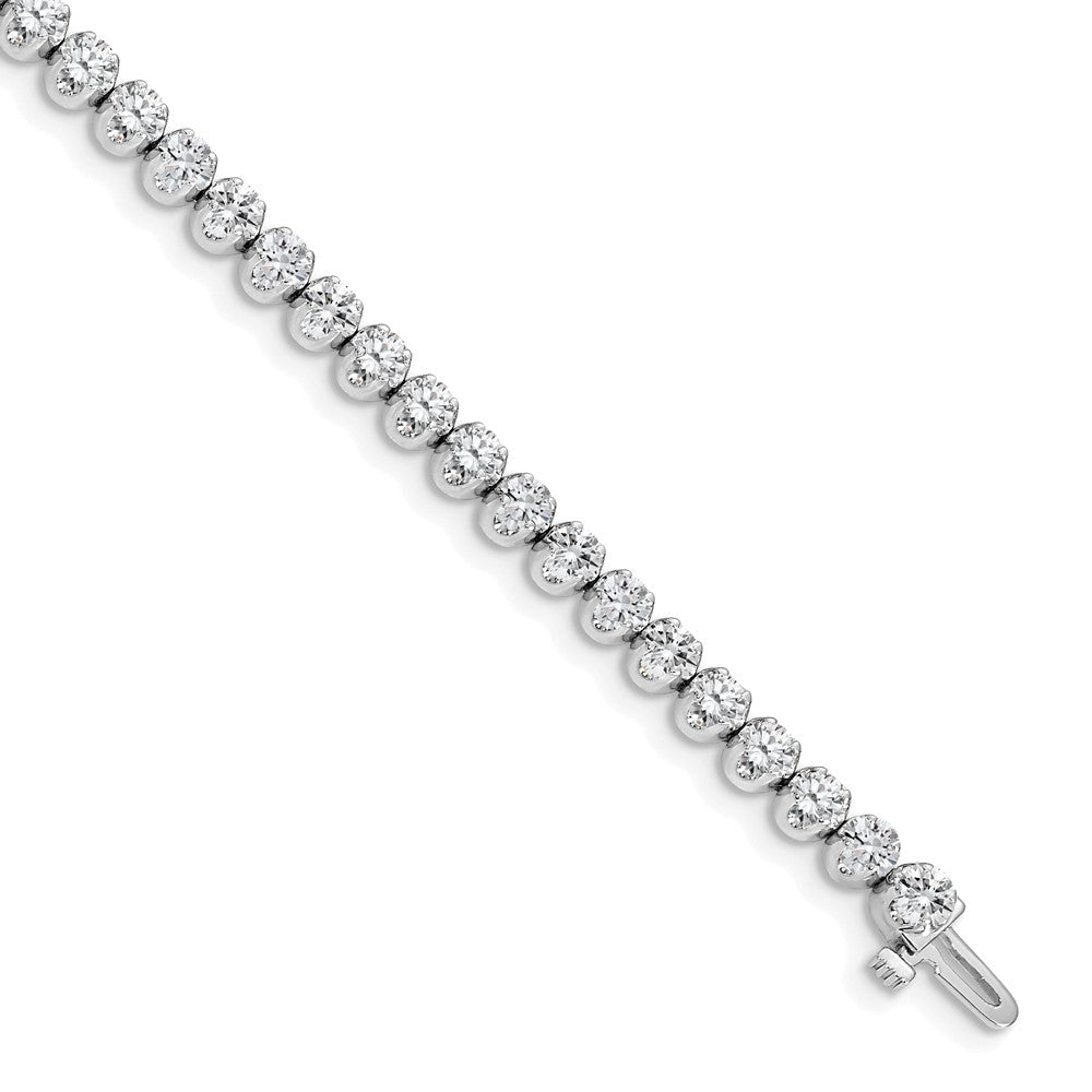 14k White Gold VS Diamond Tennis Bracelet