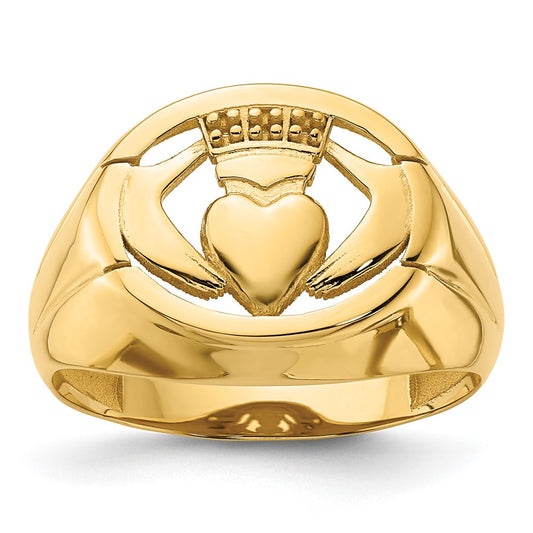 14k Men's Claddagh Ring Mounting