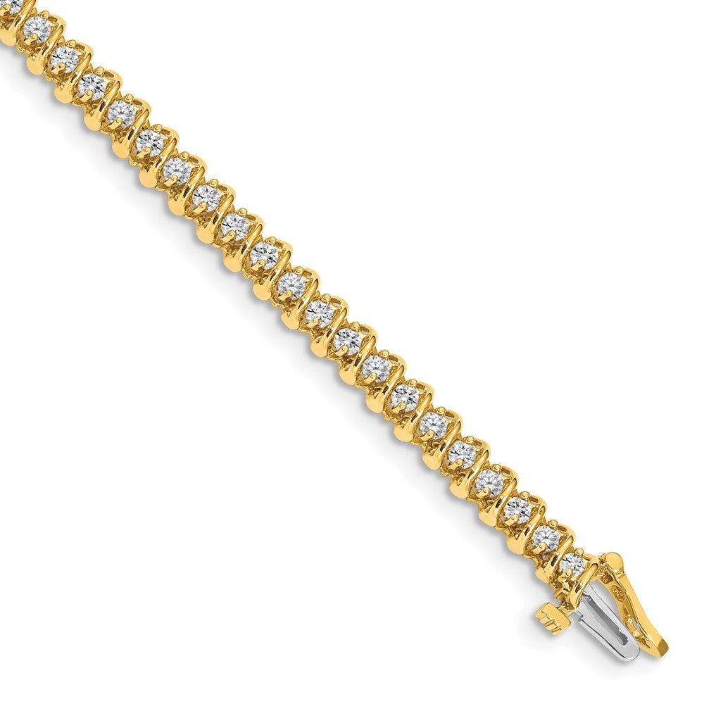 14k A Diamond Tennis Bracelet