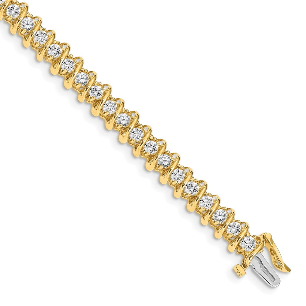 14k 2.9mm Diamond Tennis Bracelet Mounting
