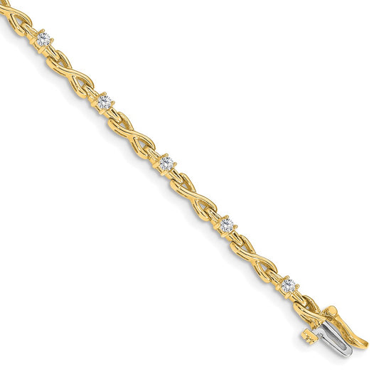 14k VS Diamond Tennis Bracelet