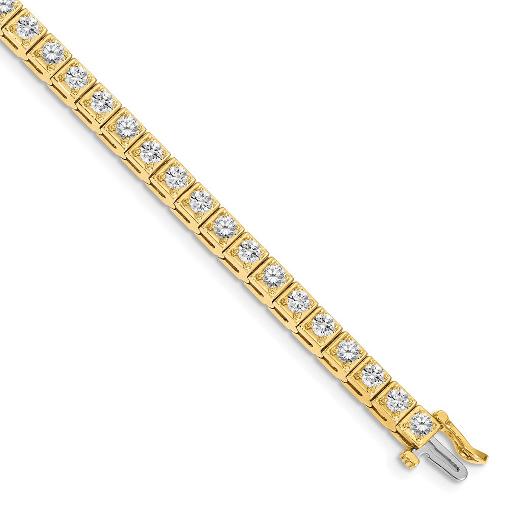 14k 3mm Diamond Tennis Bracelet Mounting