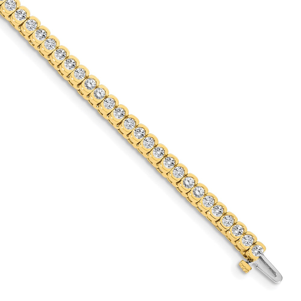 14k AAA Diamond Tennis Bracelet