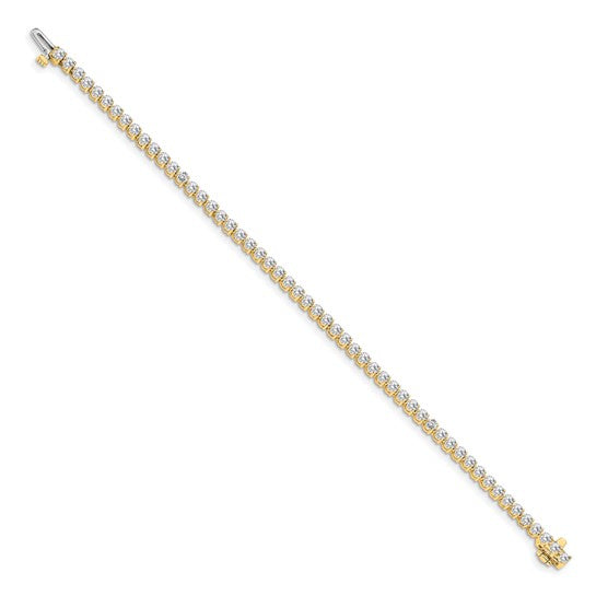 14k A Diamond Tennis Bracelet