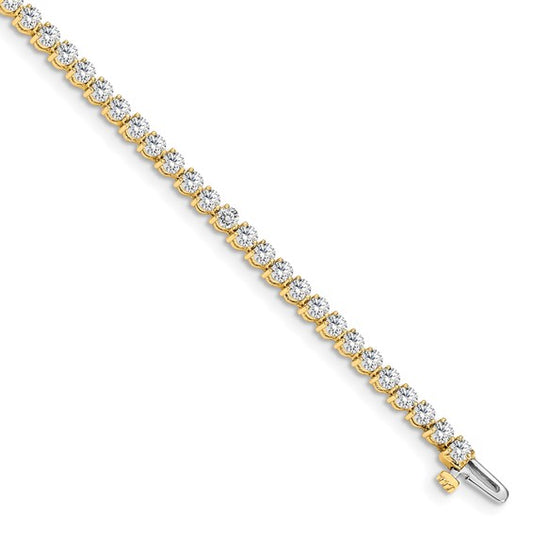 14k A Diamond Tennis Bracelet