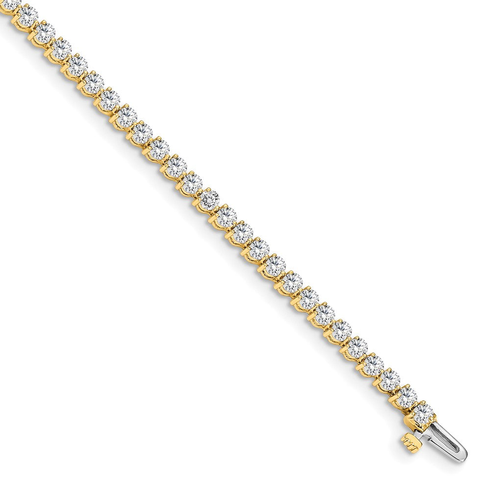 14k AA Diamond Tennis Bracelet