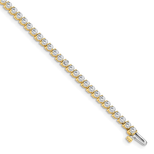 14k AA Diamond Tennis Bracelet