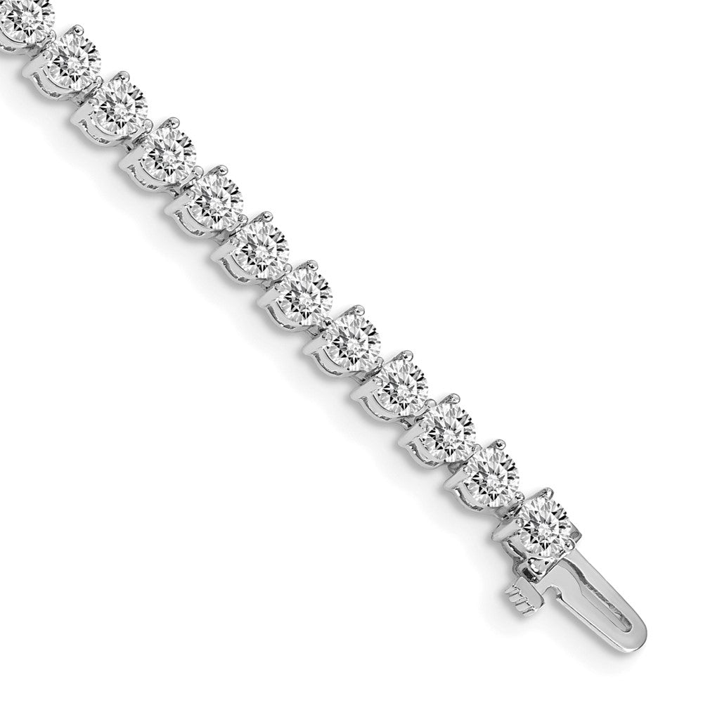 14k White Gold Diamond Tennis Bracelet Mounting