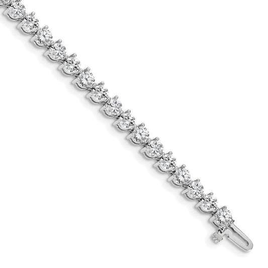 14k White Gold Diamond Tennis Bracelet Mounting