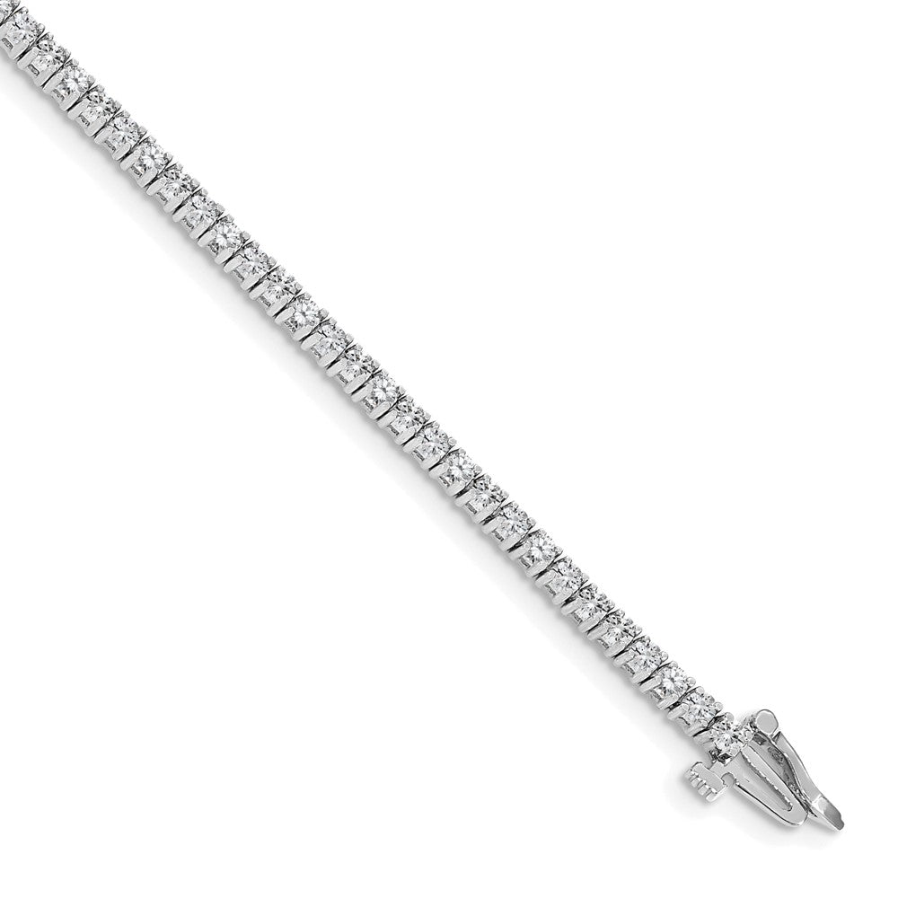 14k White Gold VS Diamond Tennis Bracelet