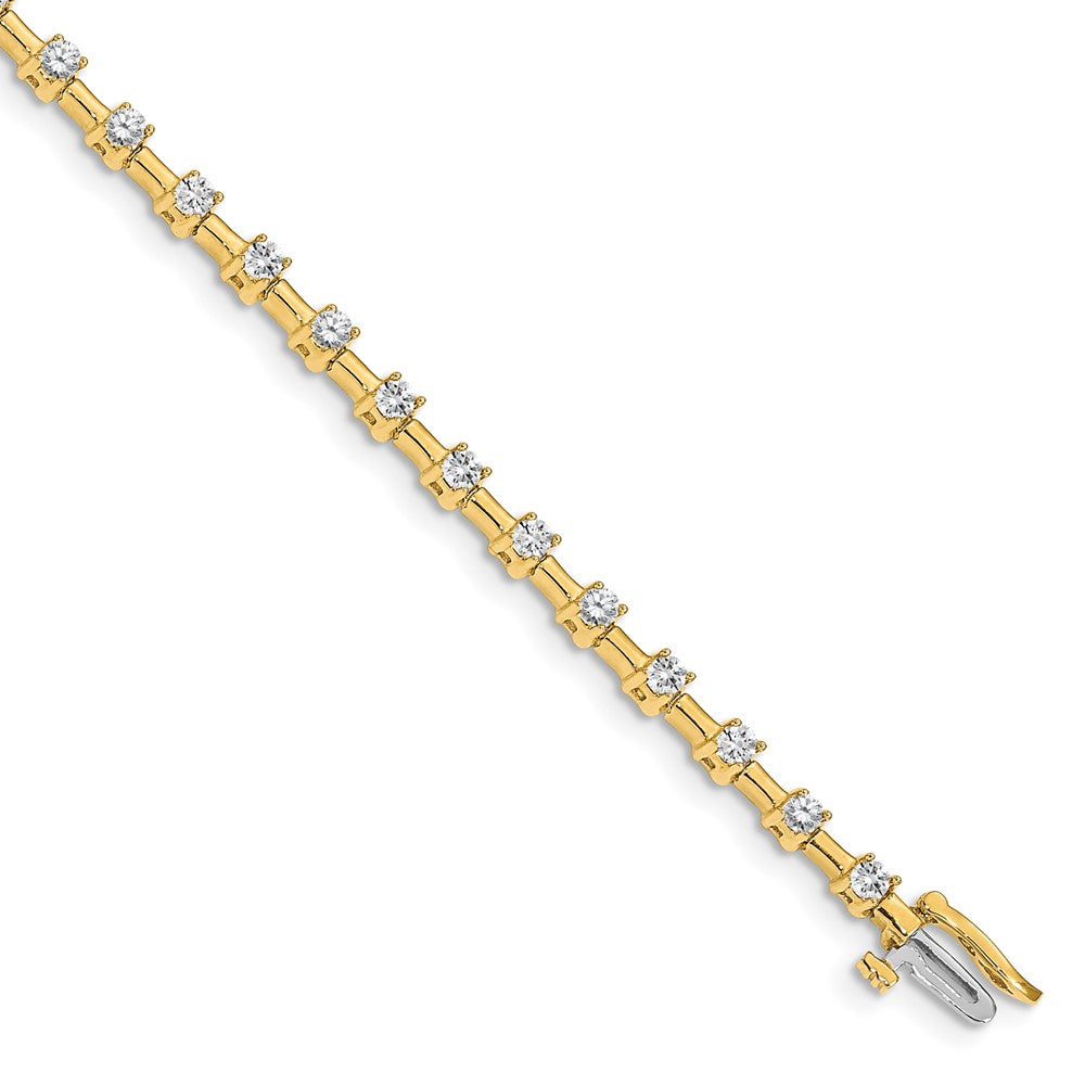 14k A Diamond Tennis Bracelet