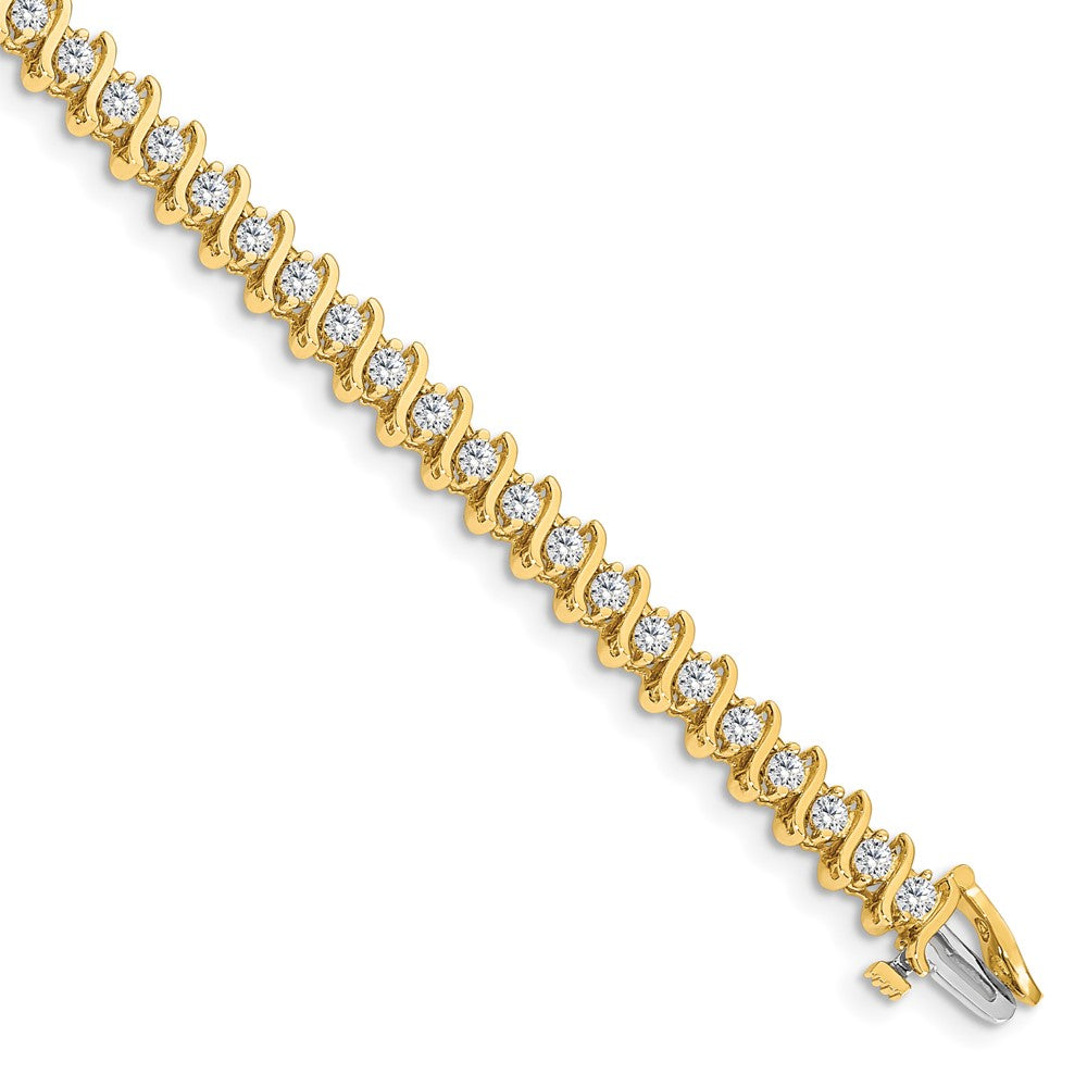 14k VS Diamond Tennis Bracelet