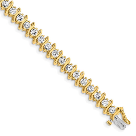 14k VS Diamond tennis bracelet