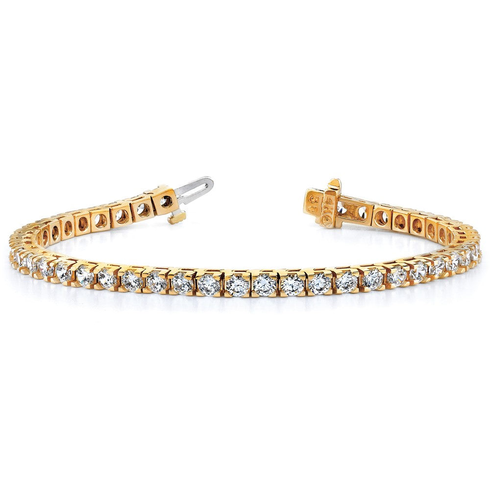 14k AA Diamond Tennis Bracelet