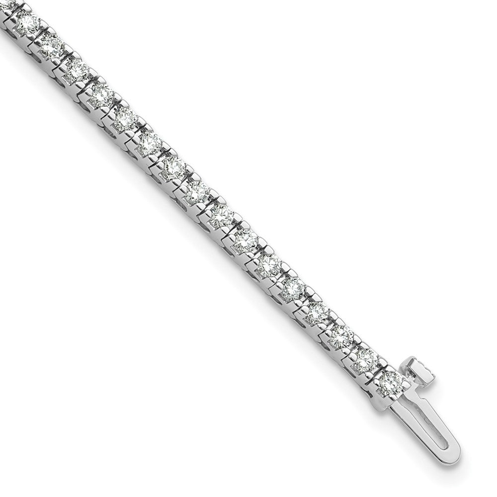 14k White Gold Holds Tennis Bracelet Mounting