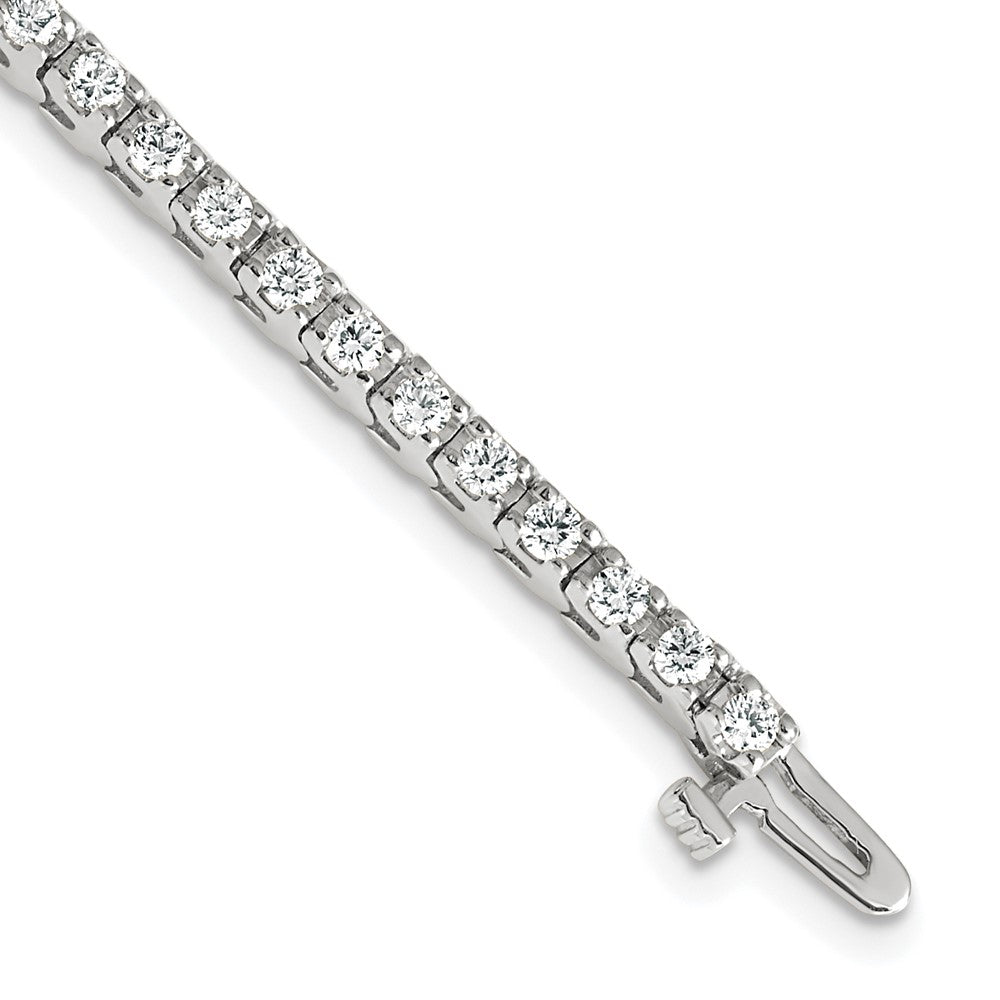14k White Gold Tennis Bracelet Mounting