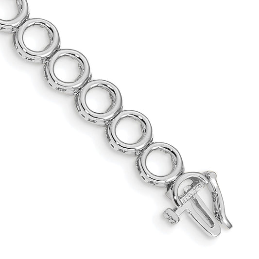 14k WG Holds 24 Stones up to 2.75mm, Add-a-Diamond Tennis Bracelet