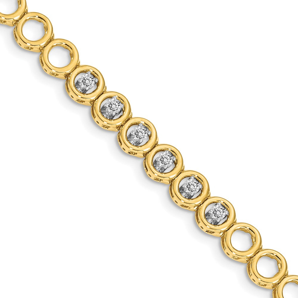 14k A Diamond Add-A-Diamond Bracelet